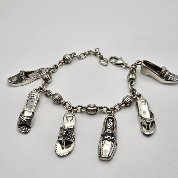 Brighton I LOVE SHOES Charm Bracelet - Picture 1 of 9